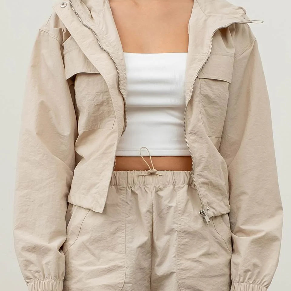 Blu Windbreaker & Parachute Set