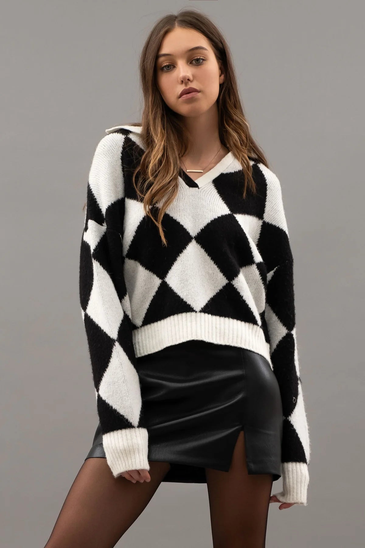 Womens diamond jumper best sale