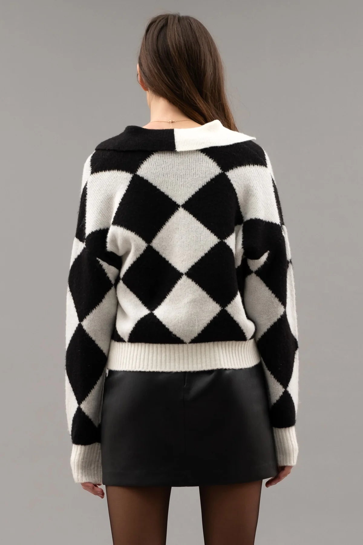 Diamond Print Sweater