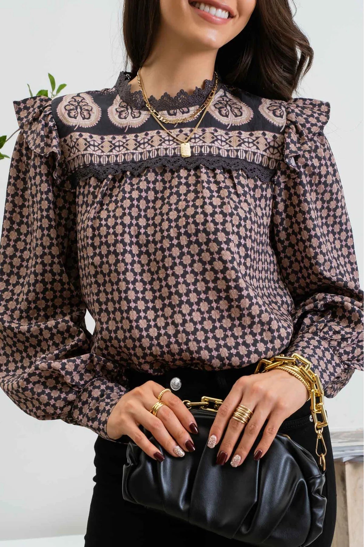 Geometric Blouse