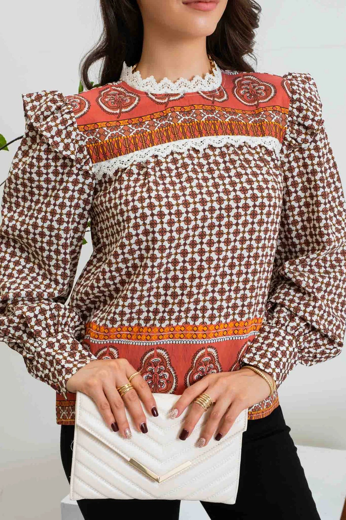 Geometric Blouse