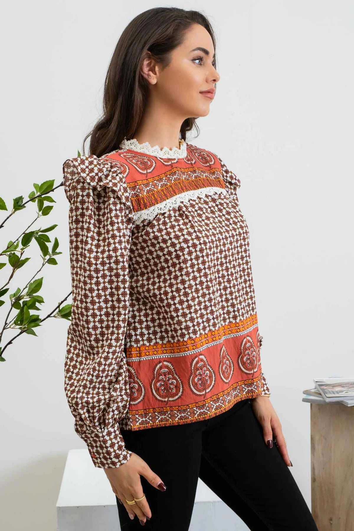 Geometric Blouse