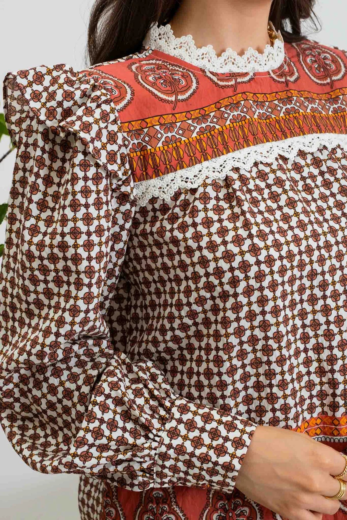 Geometric Blouse