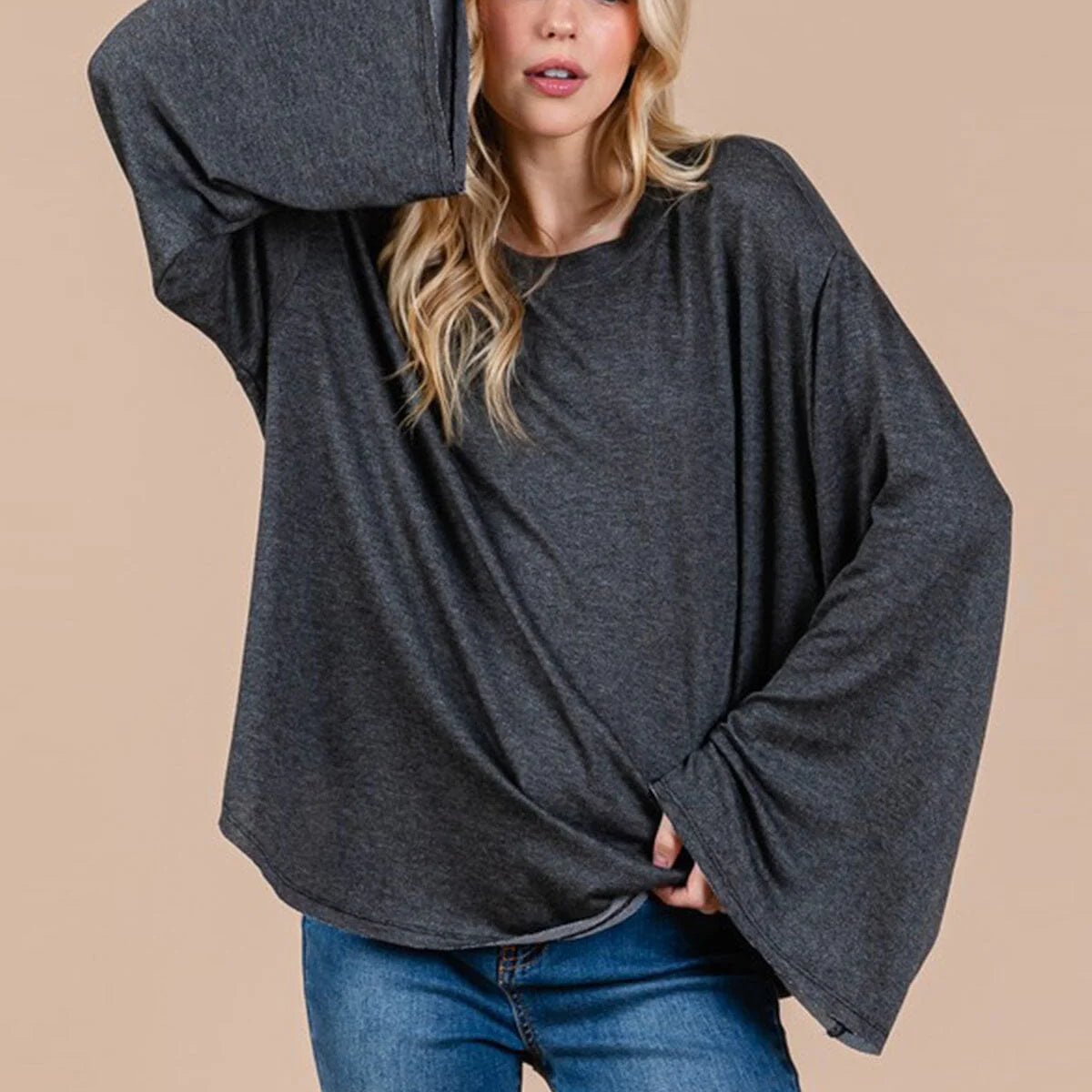 The Solange Bell Sleeve Blouse