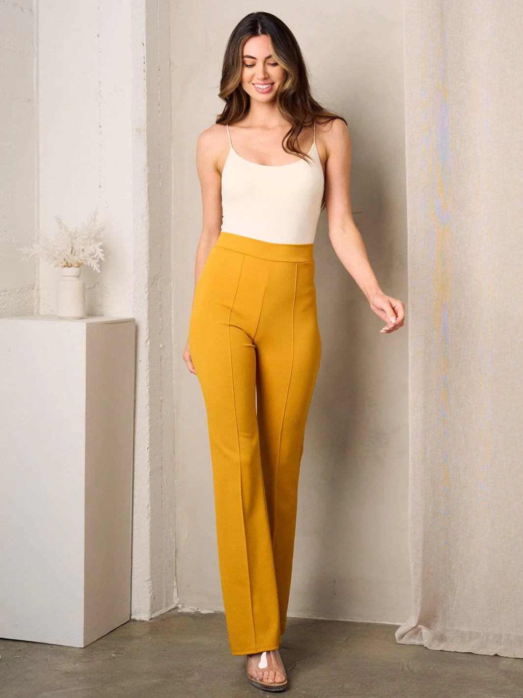 High Waist Bell Bottom Pant