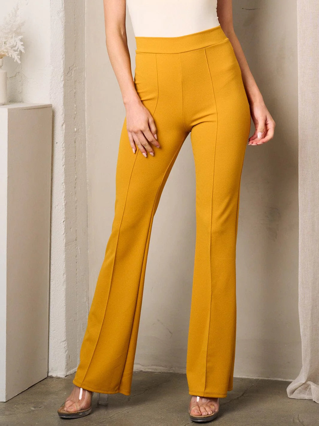 High Waist Bell Bottom Pant