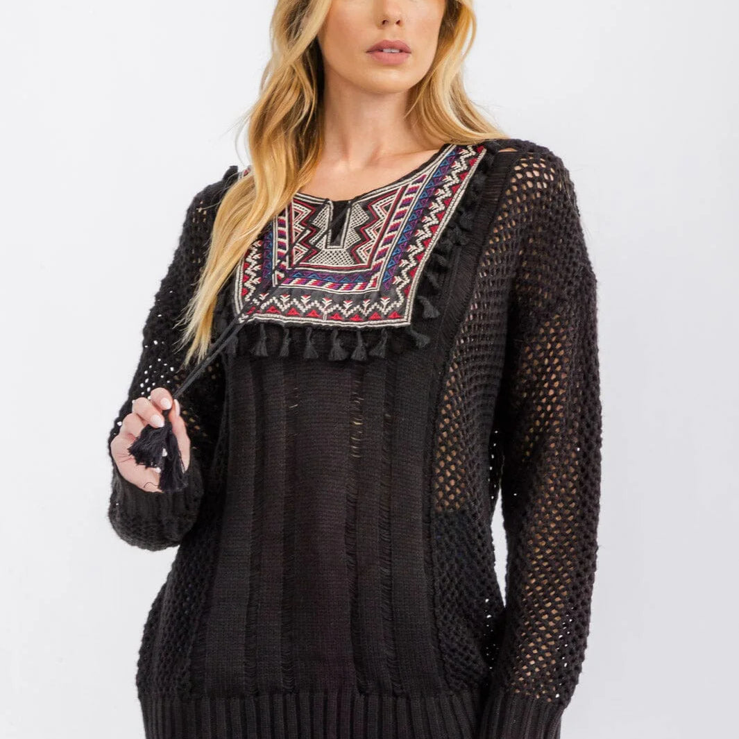 Emery Embroidered Top