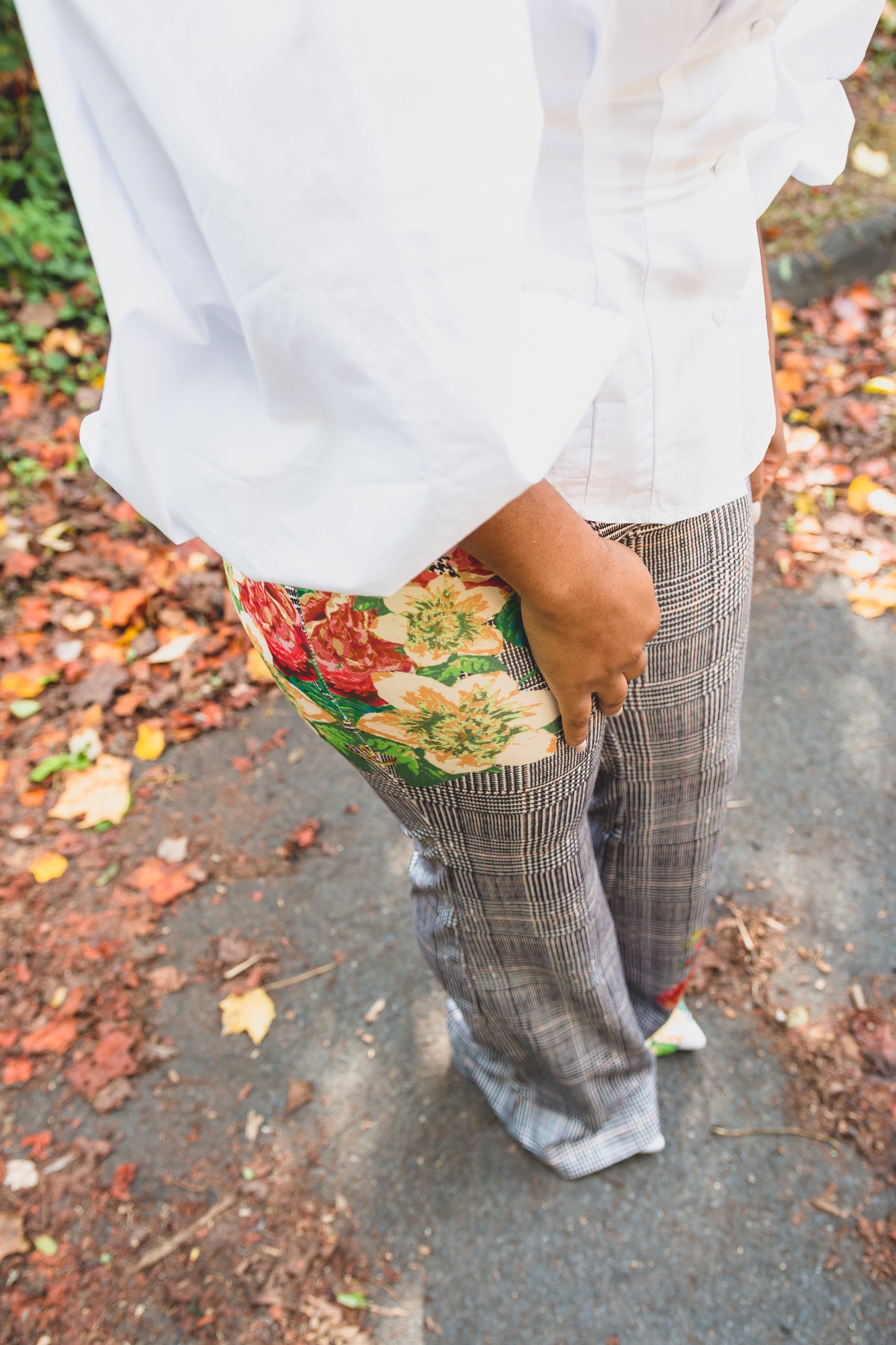 Floral Flare Pants