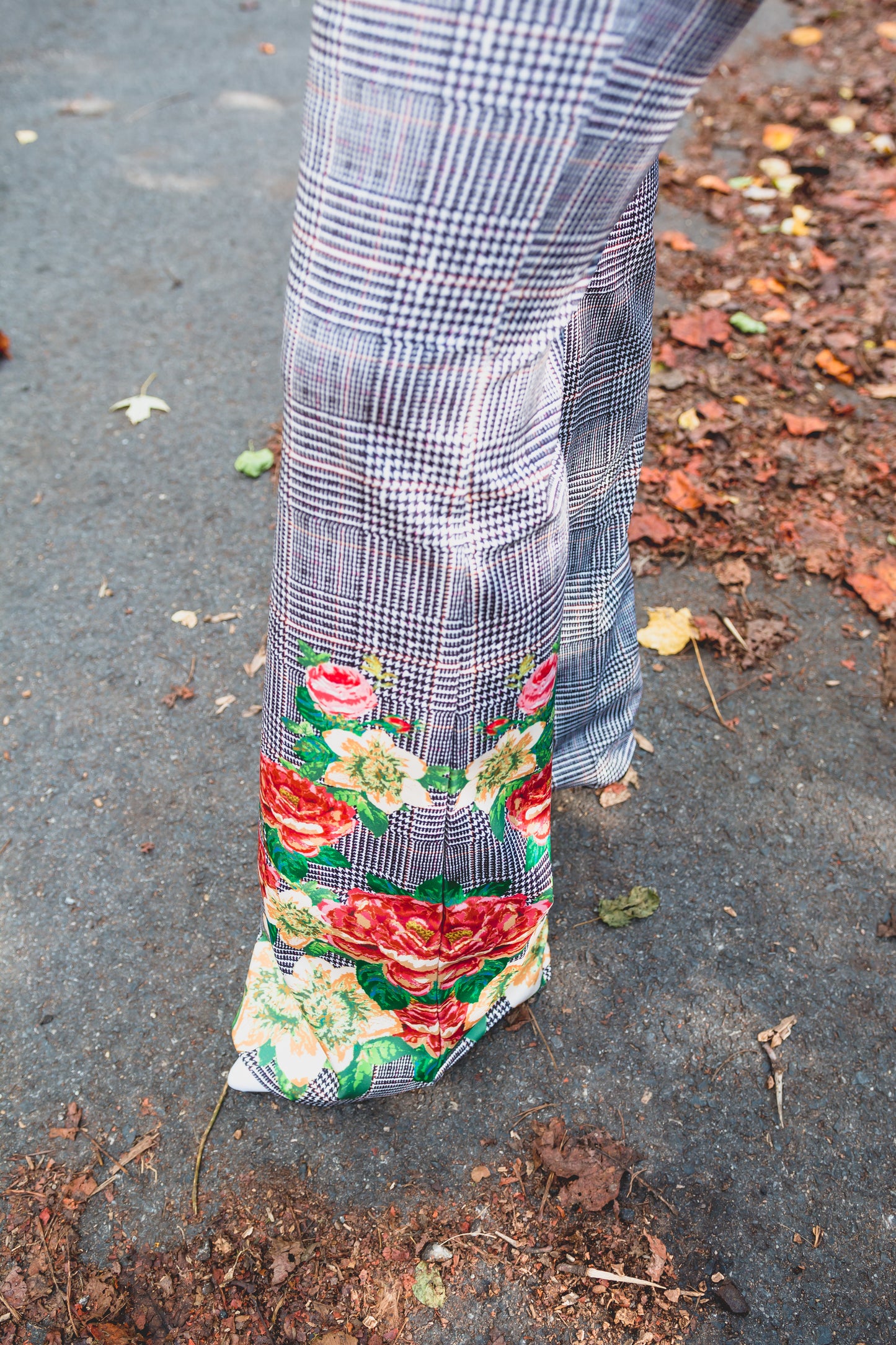 Floral Flare Pants
