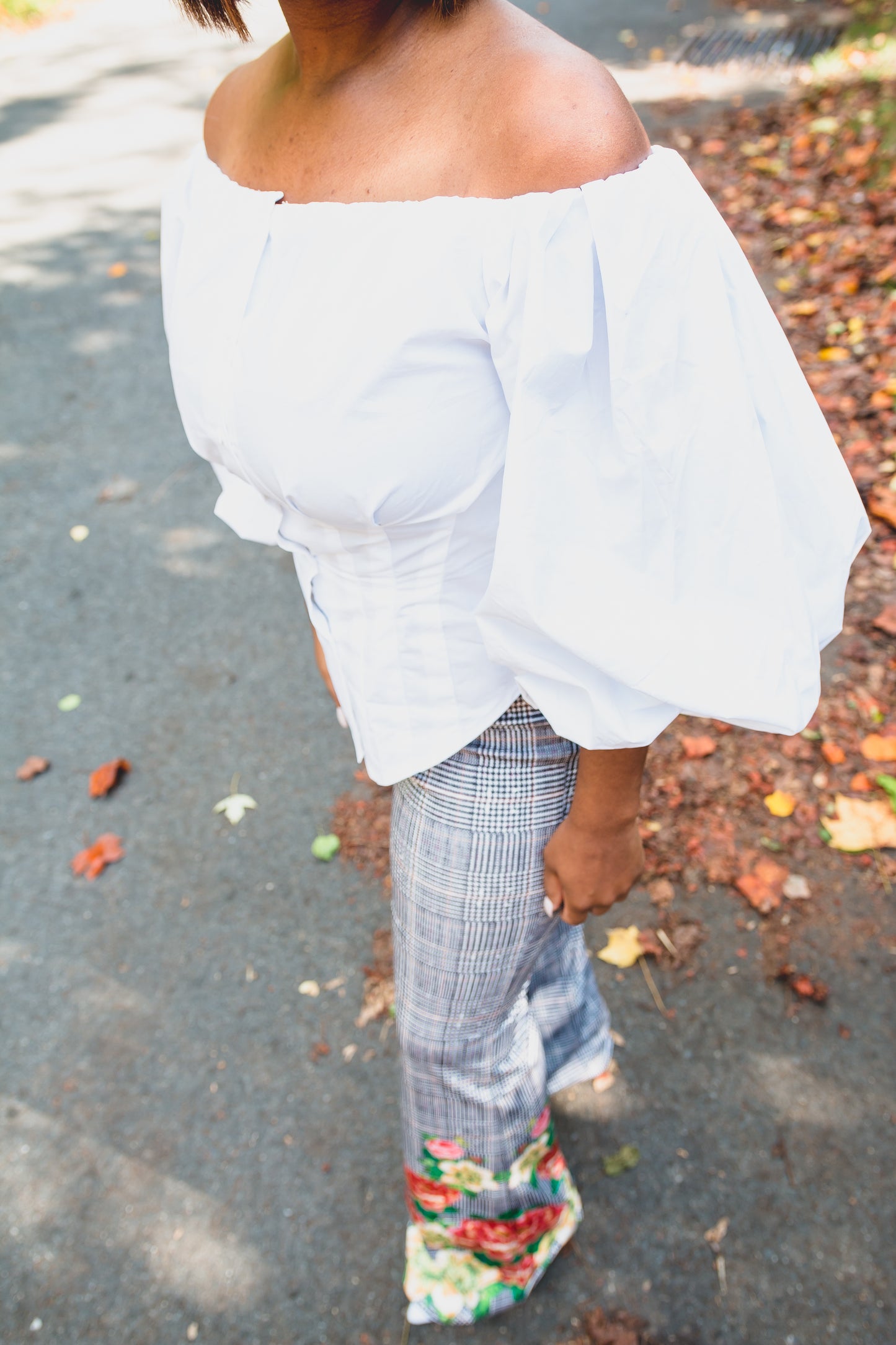 Floral Flare Pants
