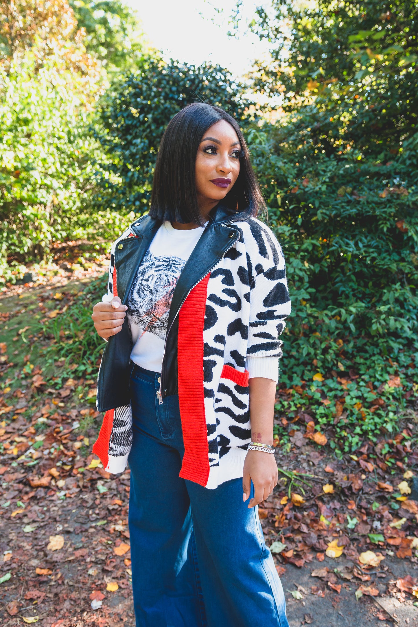Dark Blue High-Waisted Extra Flare Jeans