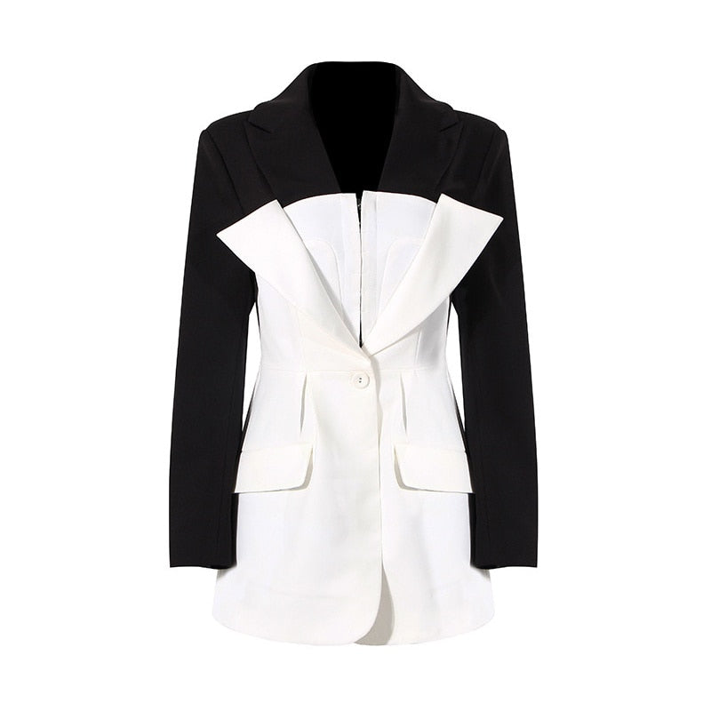 The Color Block Power Blazer