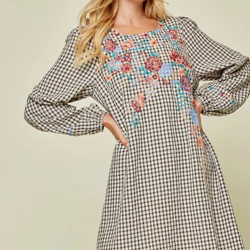 Floral Embroidered Dress
