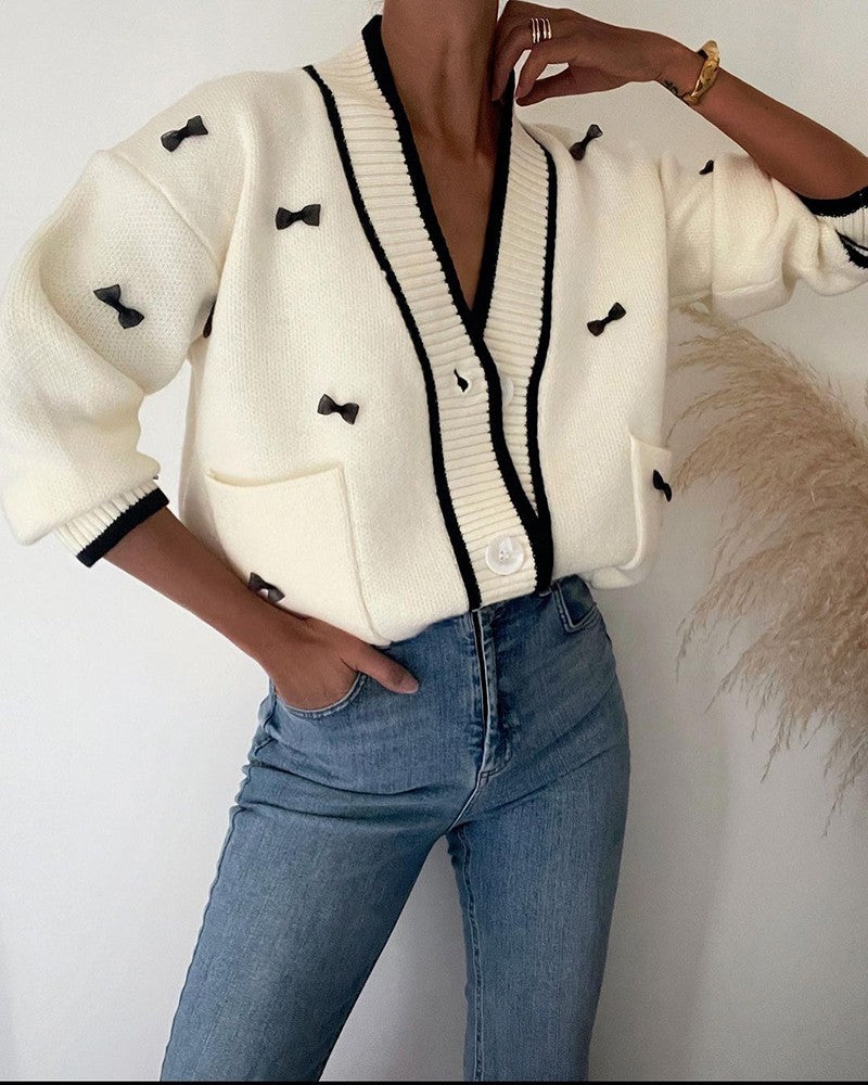 Bowknot Cardigan