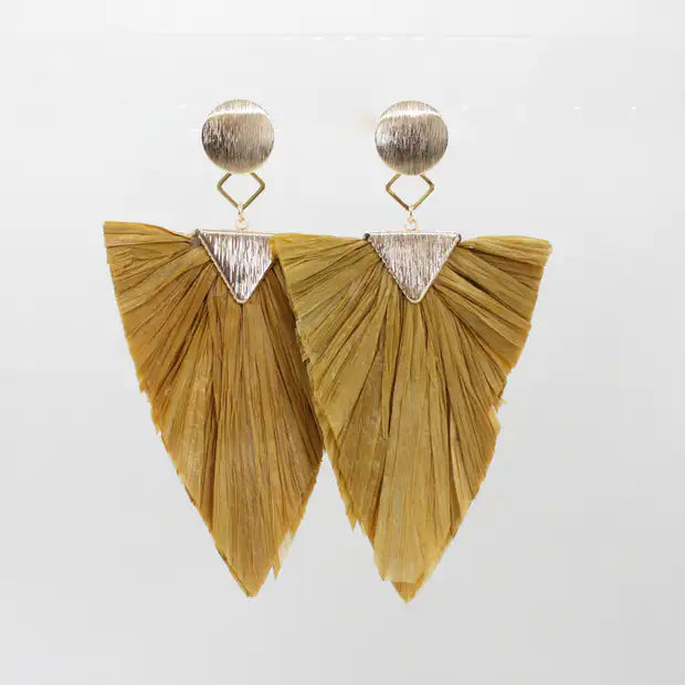 Palm Leaf LaLa Earrings