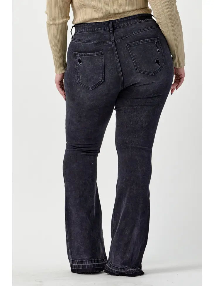Cello Black Distressed Jeans