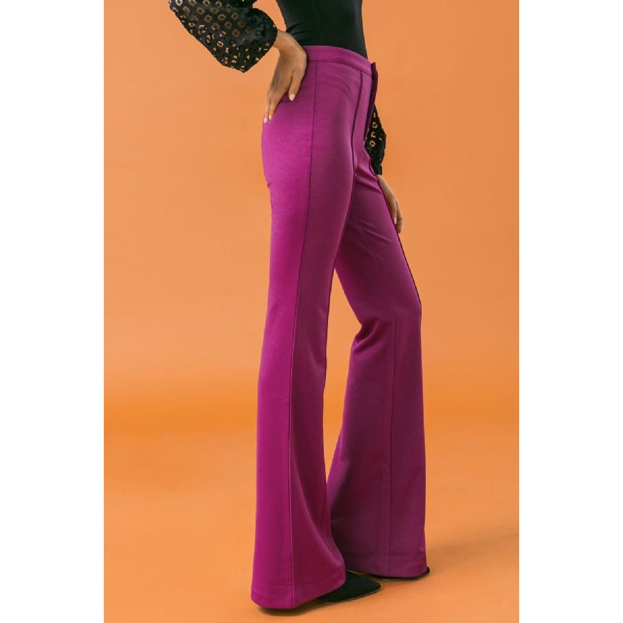 High-Rise Flare Pants