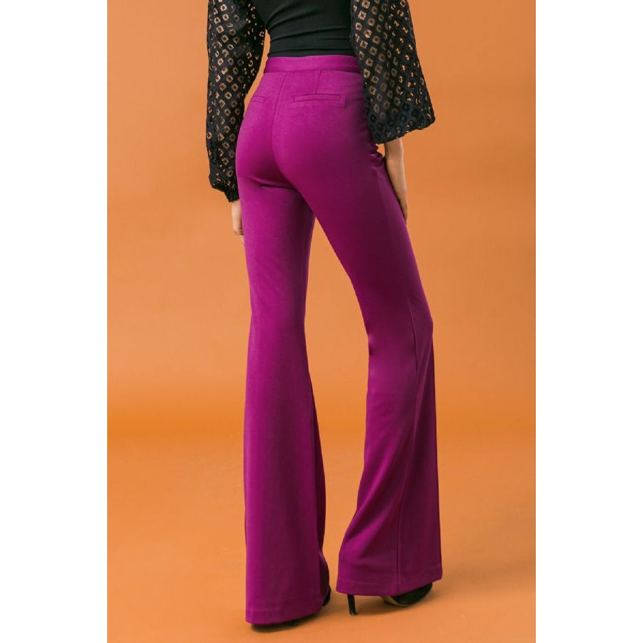 High-Rise Flare Pants