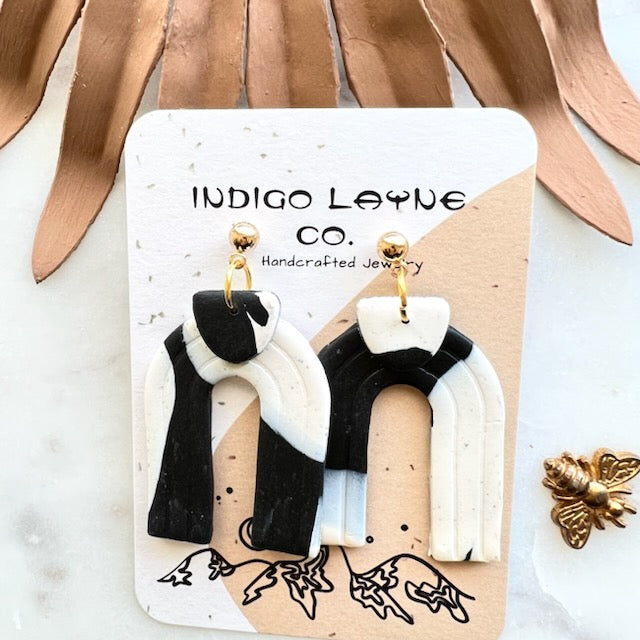 Indigo Layne Handcrafted Drop Earrings