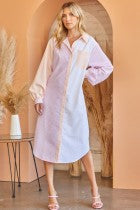 Addy Stripped Maxi Duster