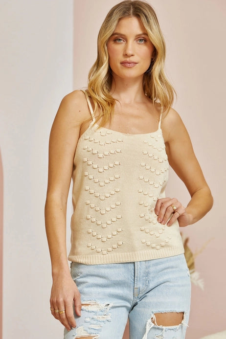 Pom Knit Tank