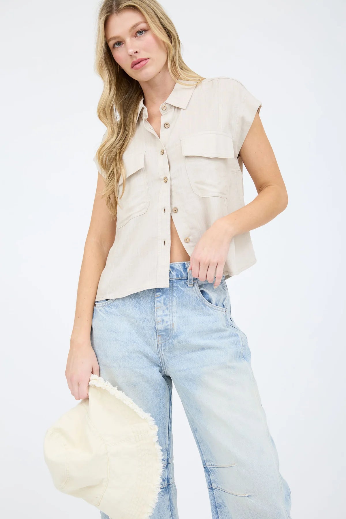 Driftwood Button-Up