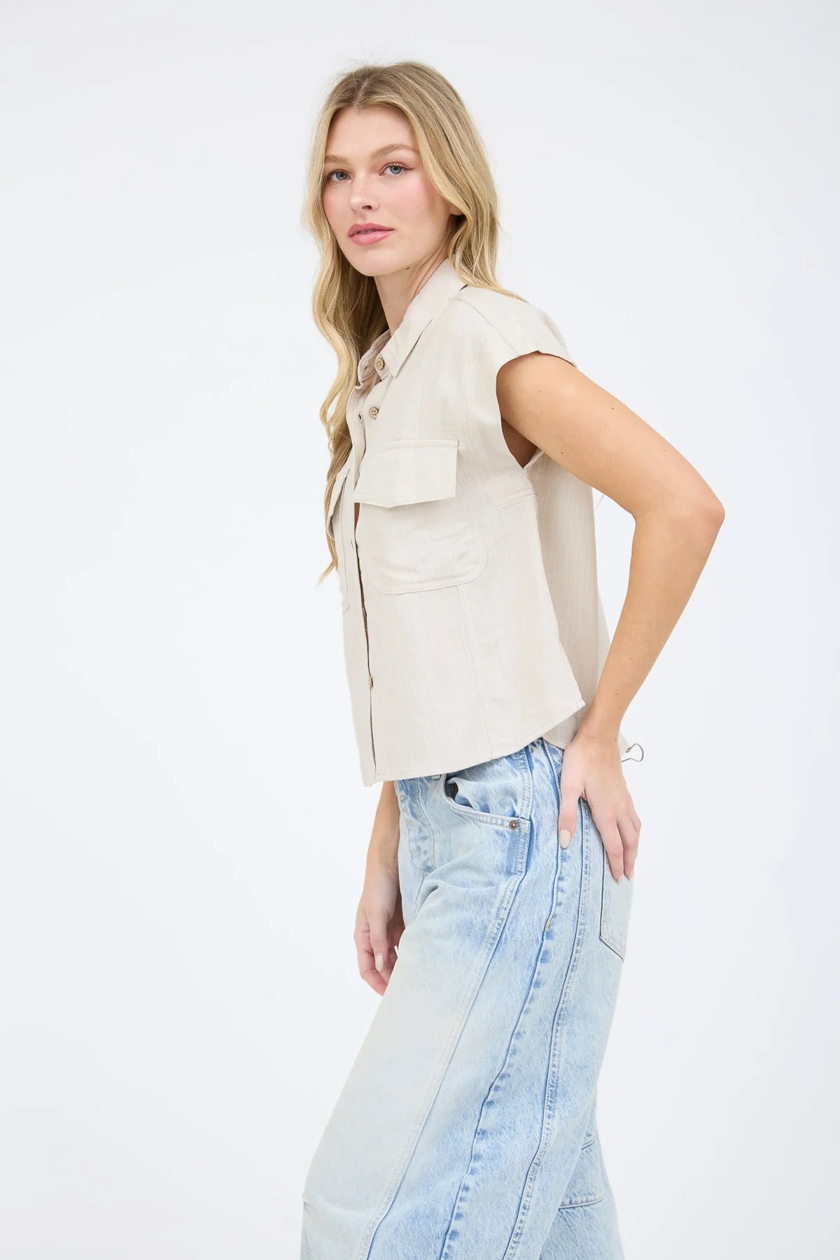 Driftwood Button-Up