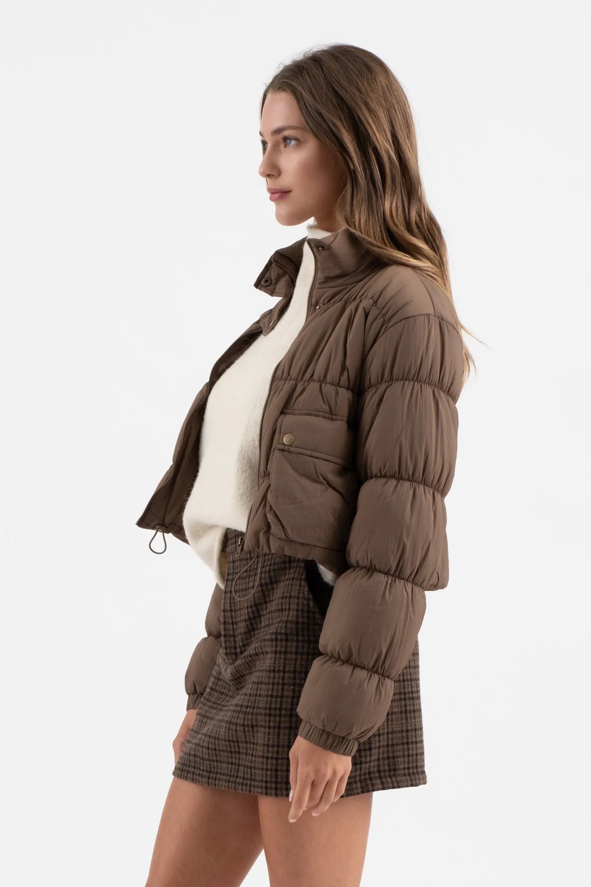 Zoe Cropped Puffer Jacket