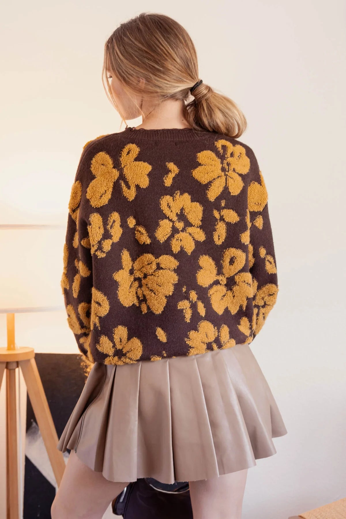 Sienna Floral Crewneck Sweater