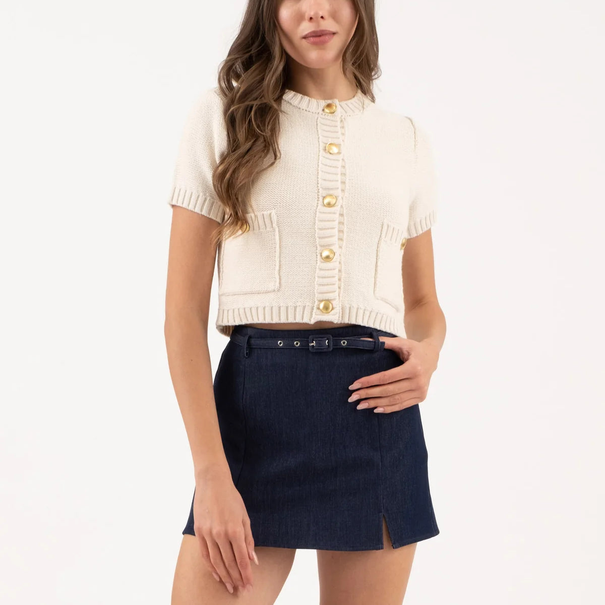 Solstice Crop Cardigan