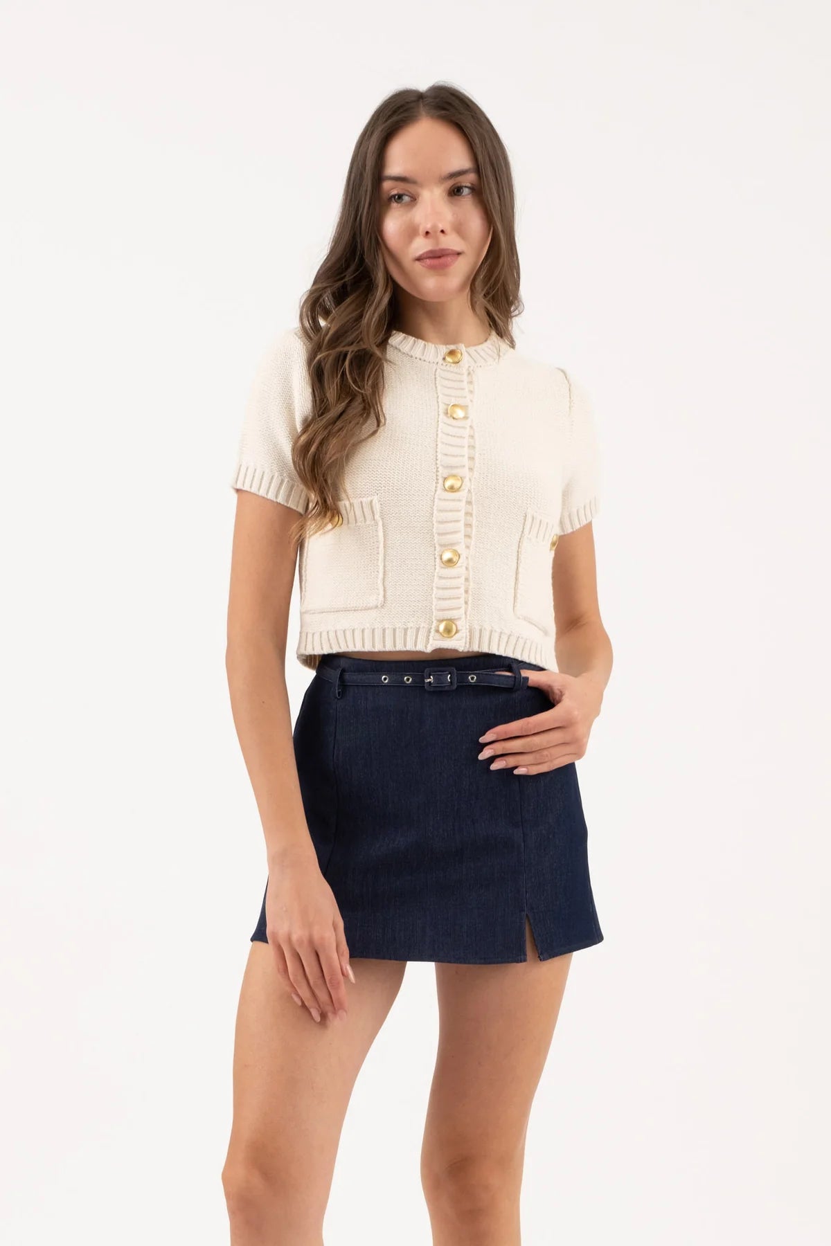 Solstice Crop Cardigan