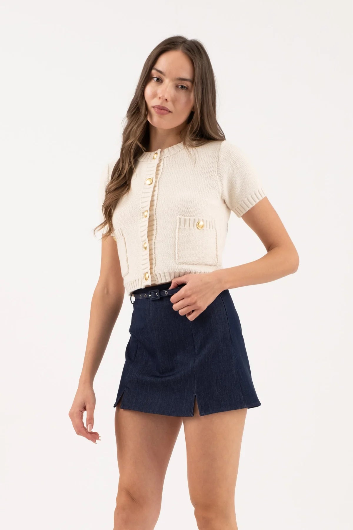 Solstice Crop Cardigan