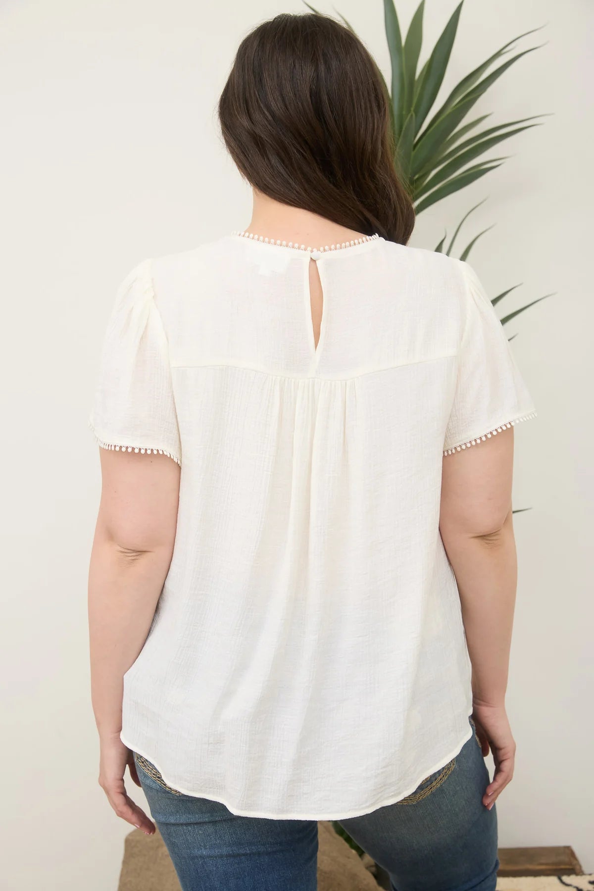 The Saffron Lace Top