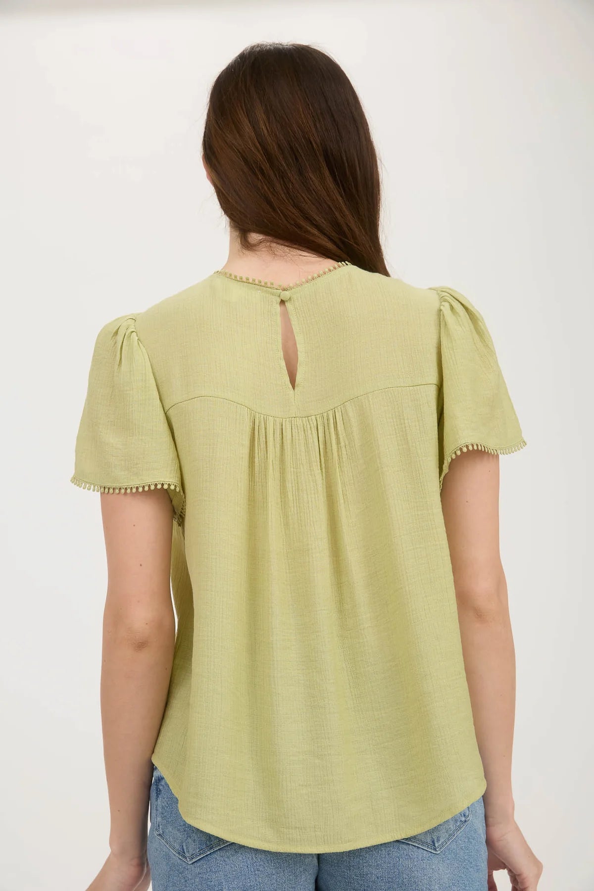 The Saffron Lace Top