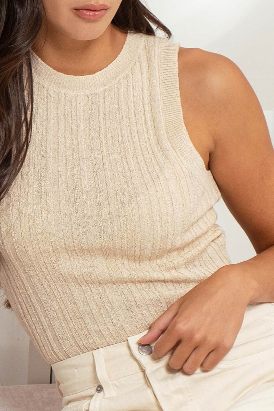 Nadia Sleeveless Sweater