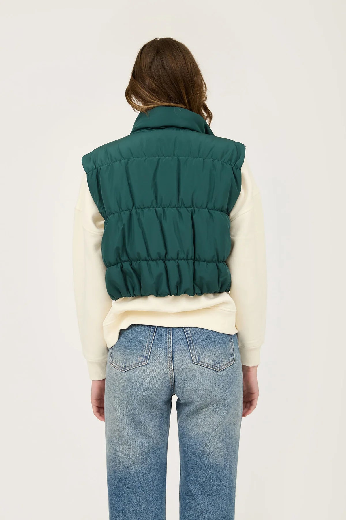 Penelope Cropped Cargo Vest