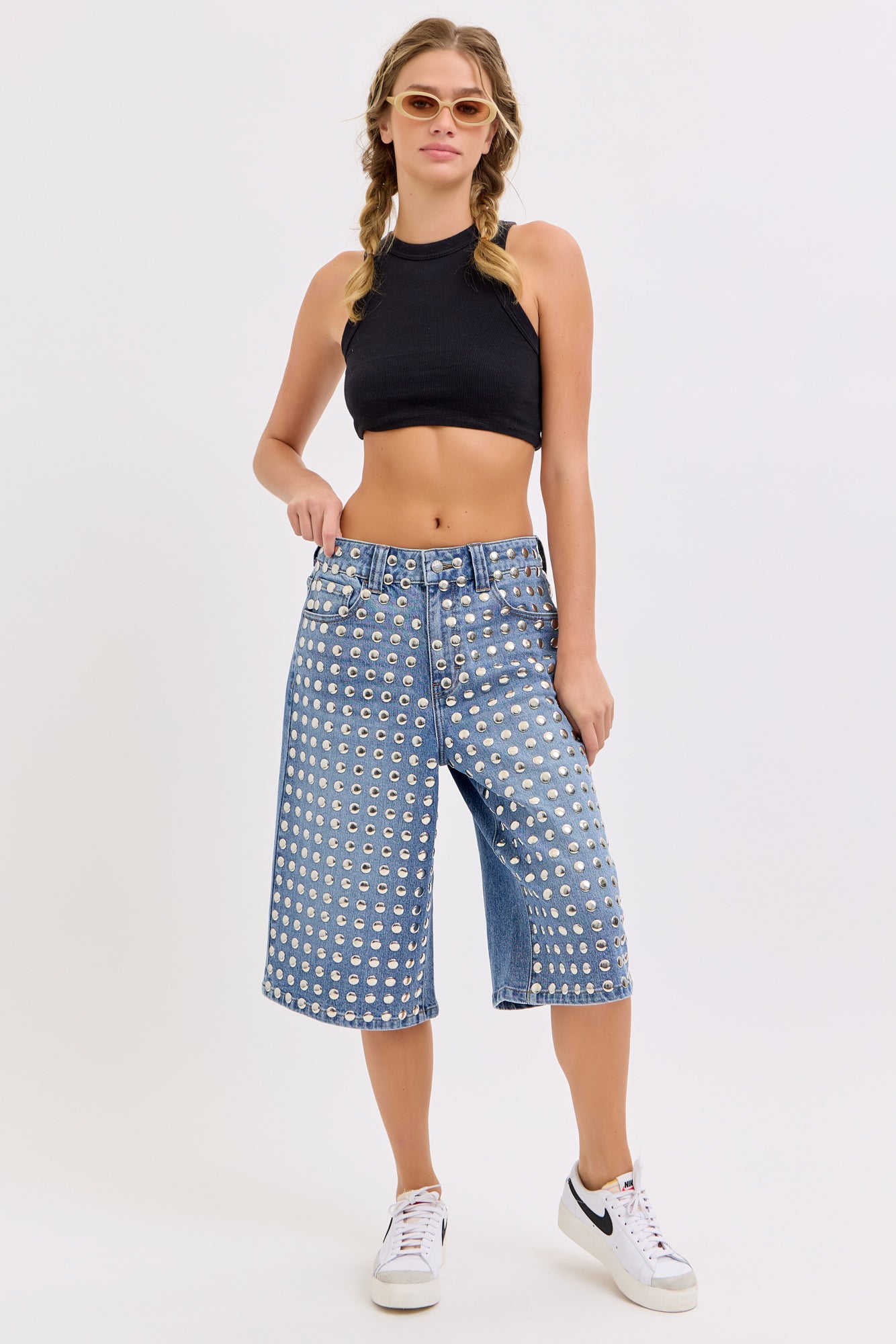 The Vex Studded Bermuda