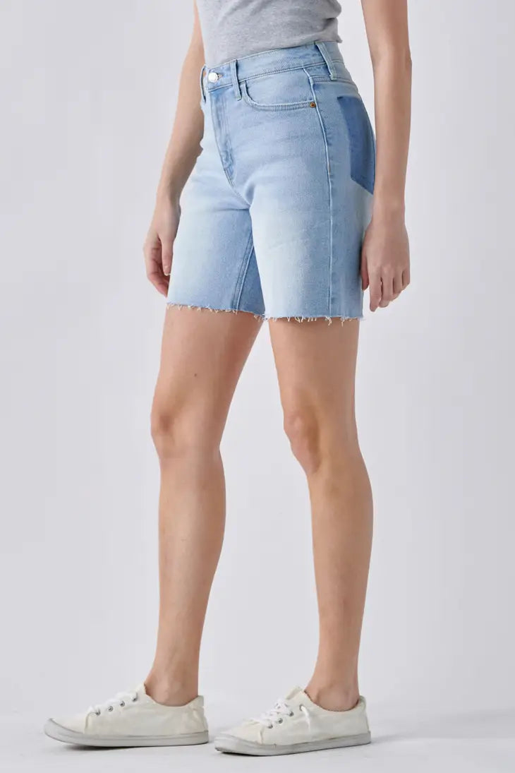 High Rise Bermuda Shorts