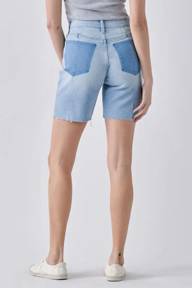 High Rise Bermuda Shorts