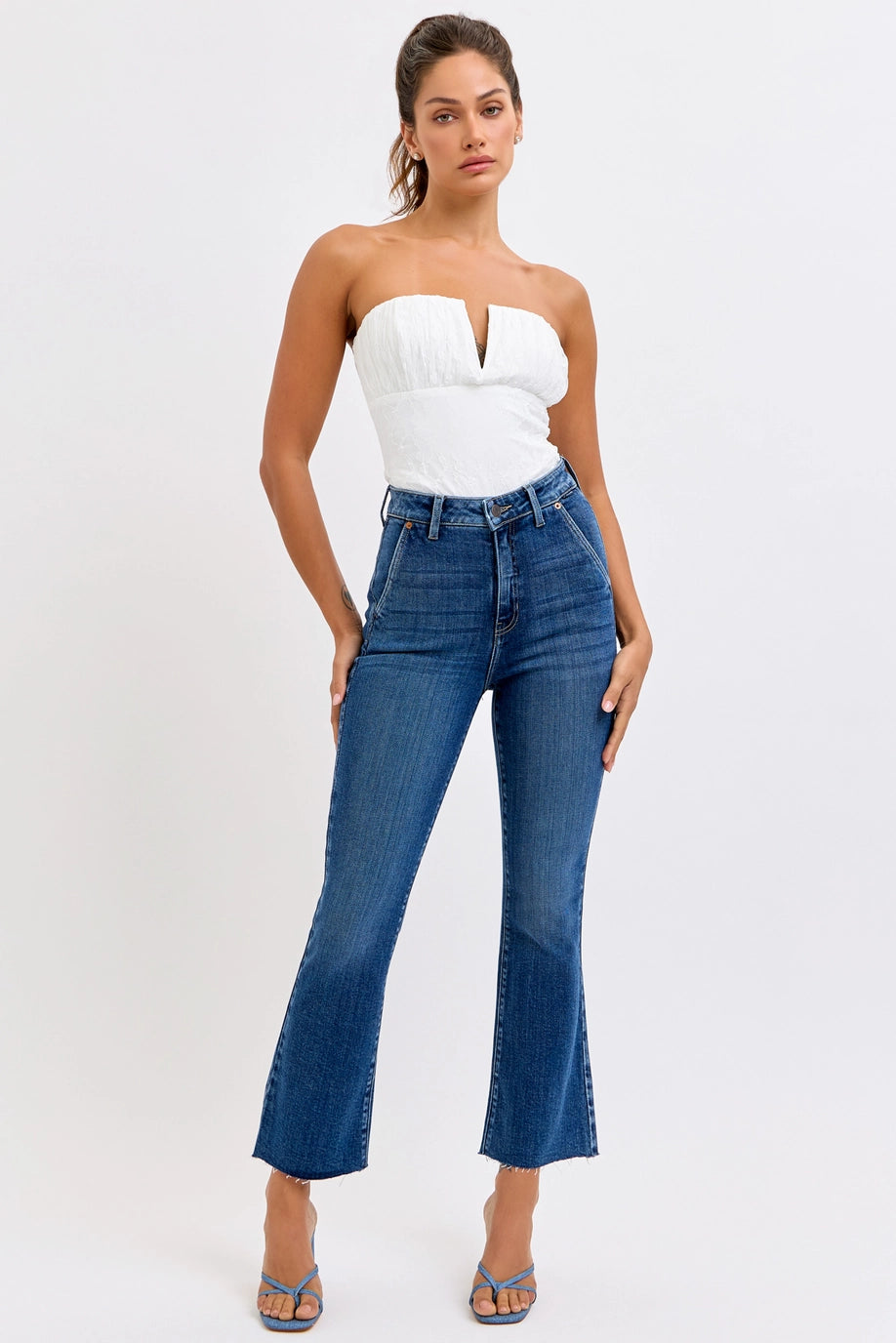 The Alix Cropped Flare