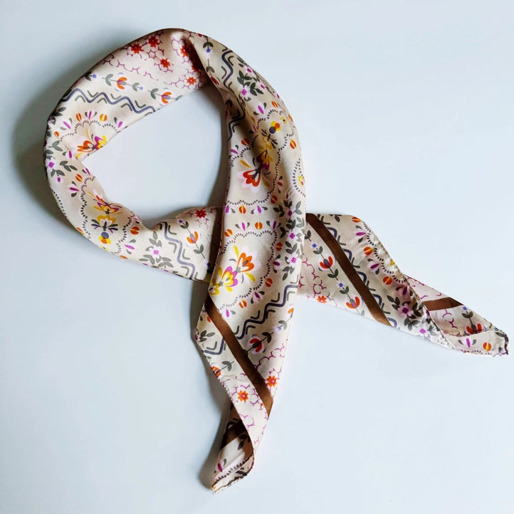 The Virelle Satin Scarf