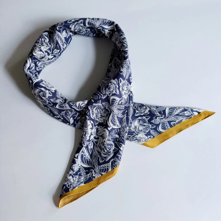 The Virelle Satin Scarf
