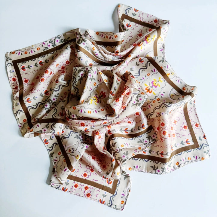 The Virelle Satin Scarf