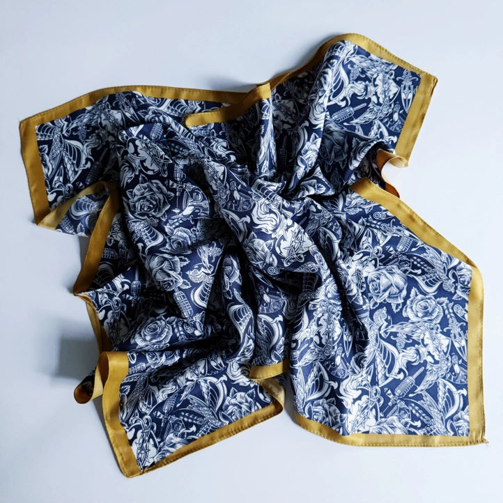 The Virelle Satin Scarf
