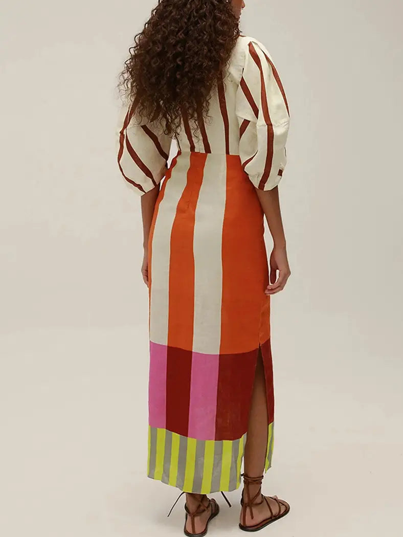 The Alira Stripe Dress