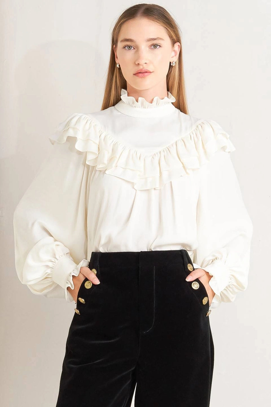 The Eloise High Neck Top