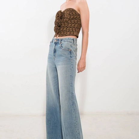 Naomi Textured Woven Tube Top