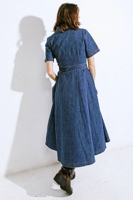 Annalise Midi Denim Dress