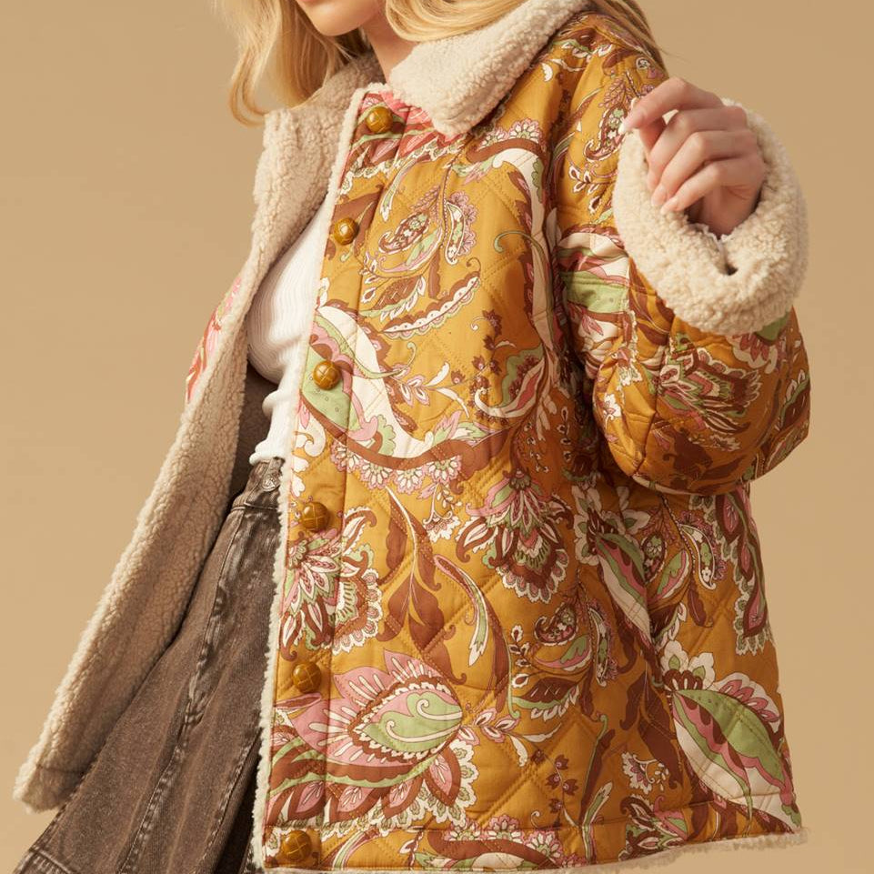 Holland Printed Quilt Jacket