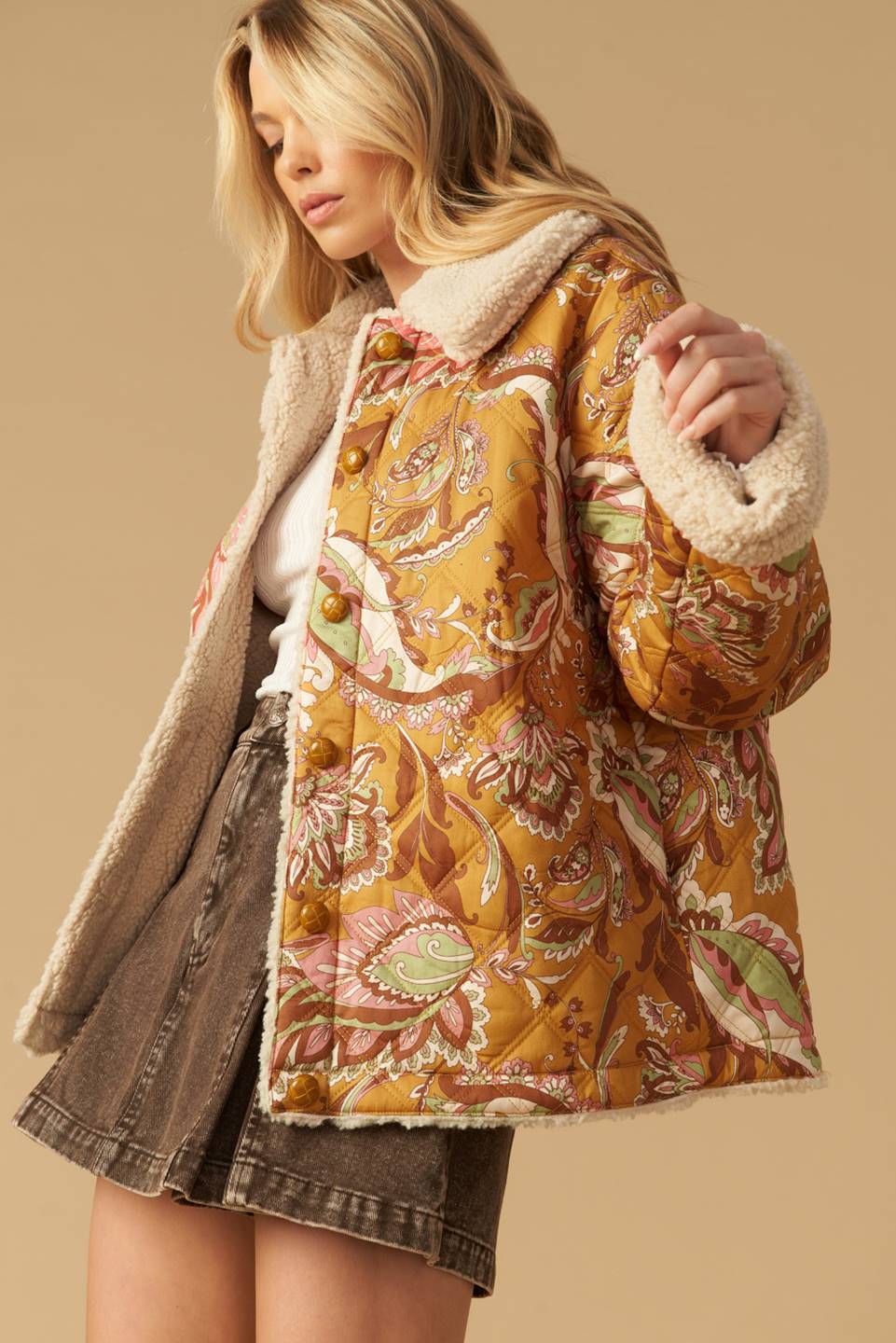 Holland Printed Quilt Jacket